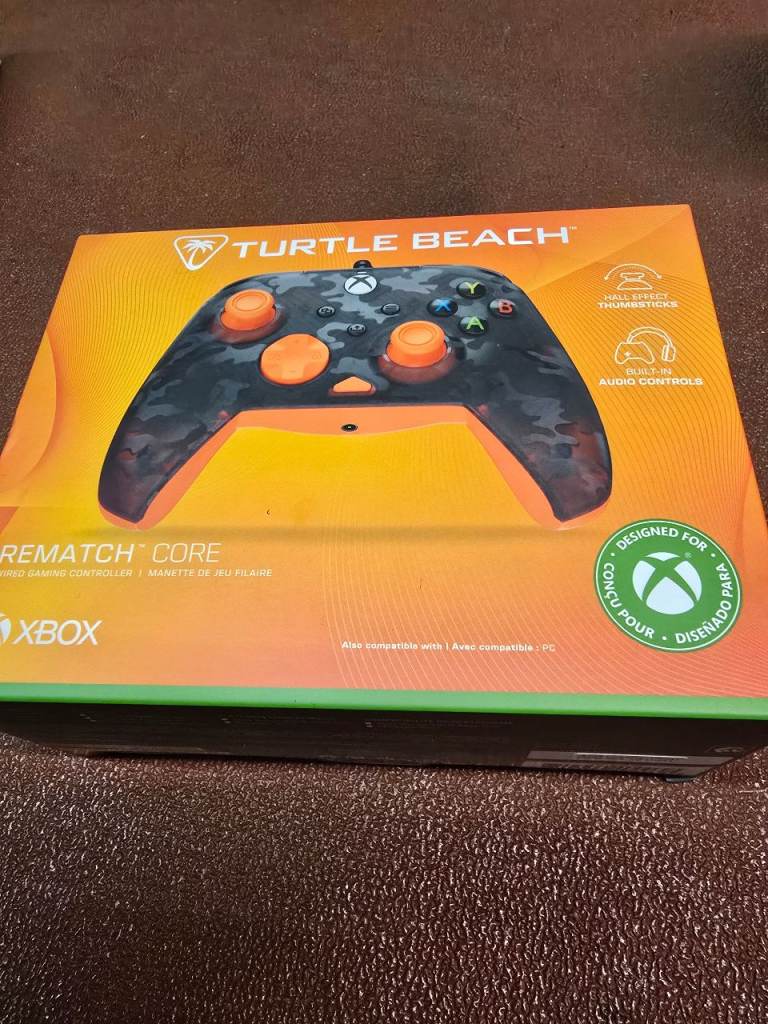 NEW Turtle Beach Recon Controller for Xbox – Black/Orange Camo