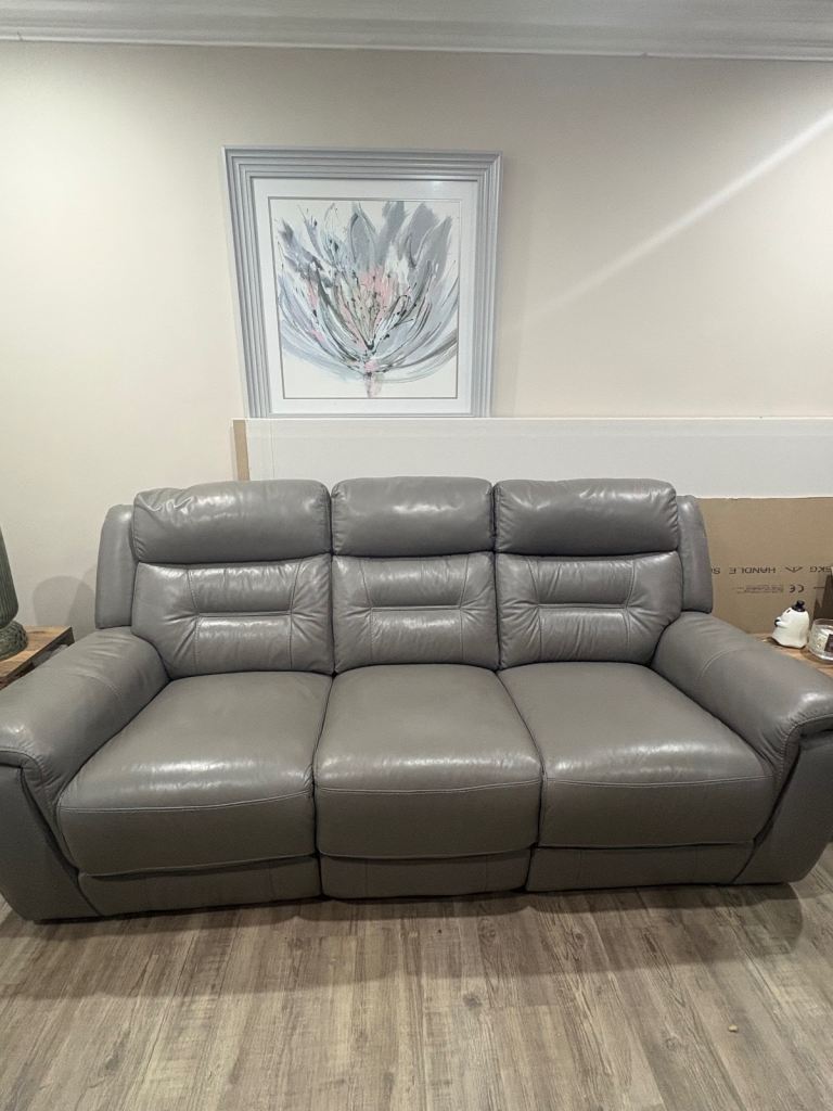 2 & 3 seater leather sofa 