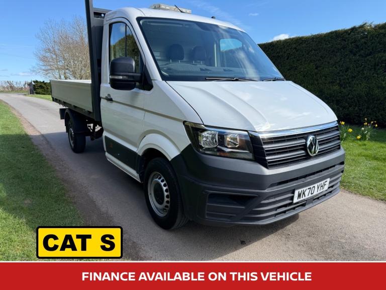 2021 Volkswagen Crafter 2.0 TDI 140PS Startline ETG Dropside Panel Van Diesel Manual