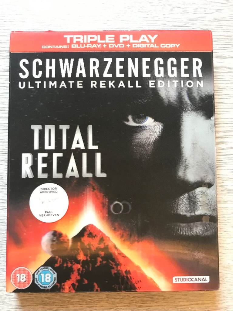 Total Recall - Ultimate Rekall Edition (Triple Play Blu-Ray DVD)