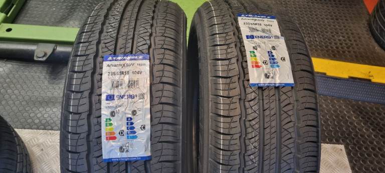 235 55 18   2 x NEW!! tyres Triangle Advantex SUV M+S All Seasons