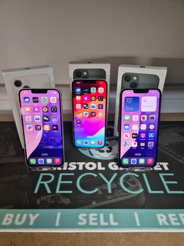 Apple iPhone 13 128GB (Various Colours) Boxed + Unlocked + With Warranty 5-Star Service