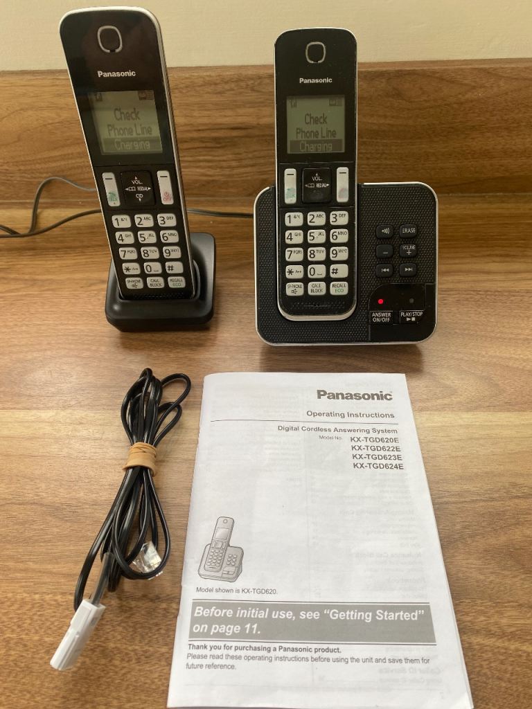 Digital Cordless Telephones with Answering System