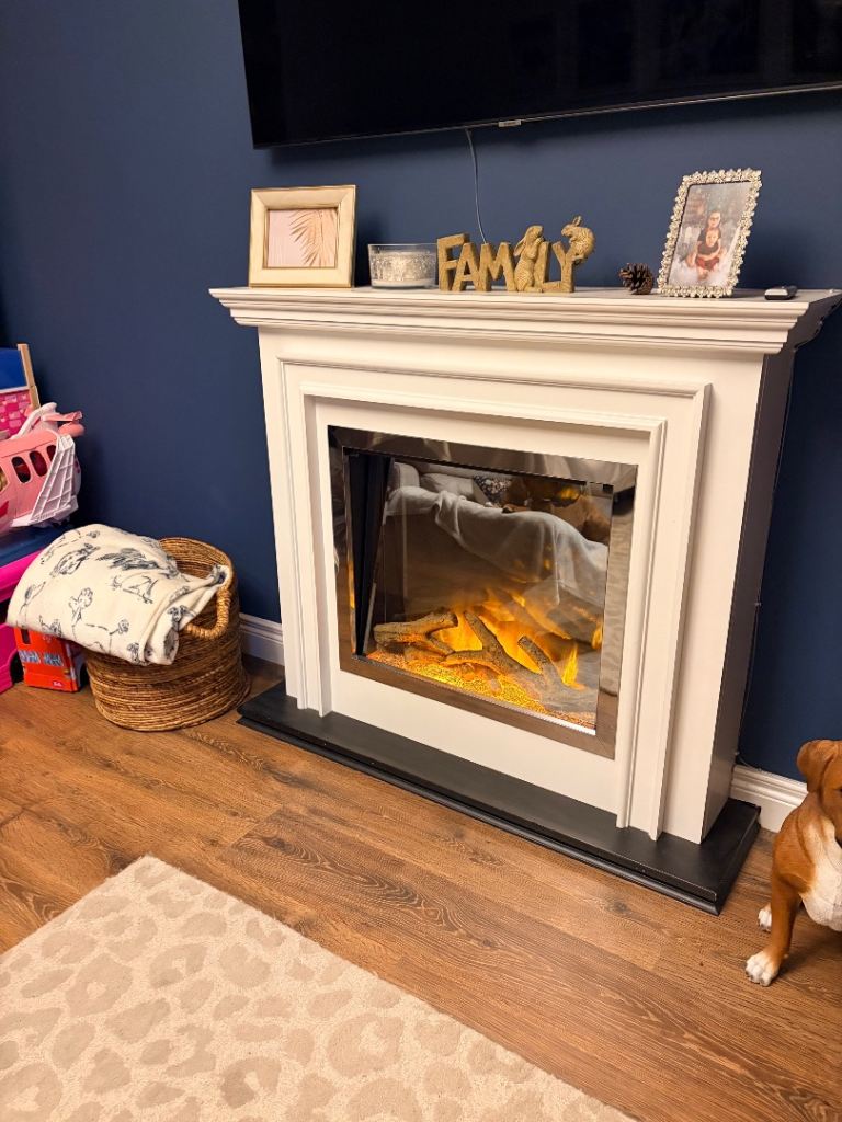 Electric fire and surround