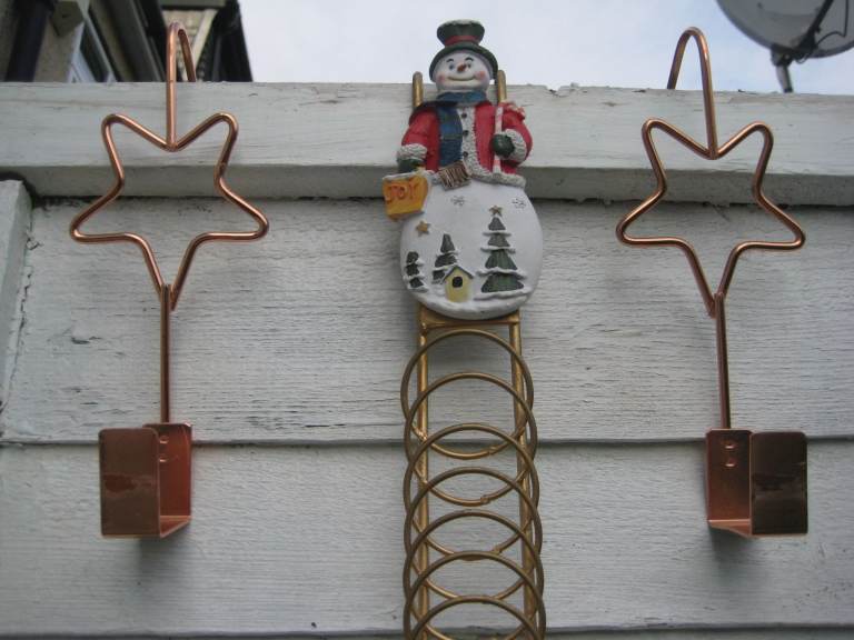 Christmas Card Door Hanger for £4; 2 Copper Coloured Hangers with Hooks for £2 OR All 3 for £5.00 