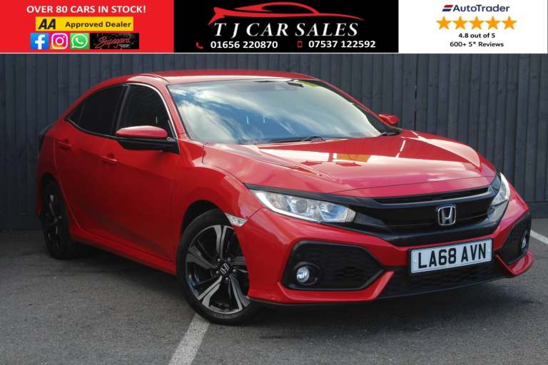 2018 Honda Civic 1.0 VTEC Turbo SR Hatchback Petrol Manual