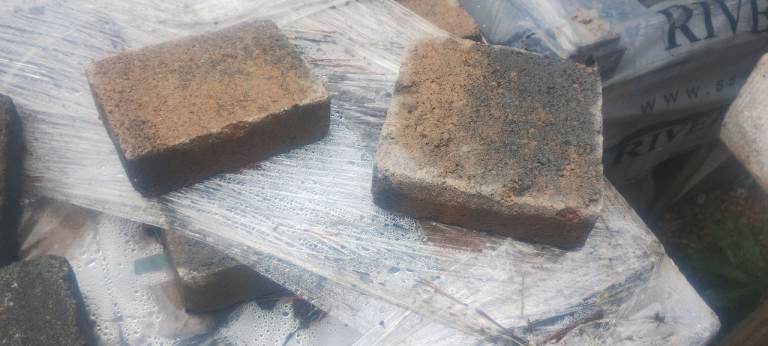 Tegula block paving 