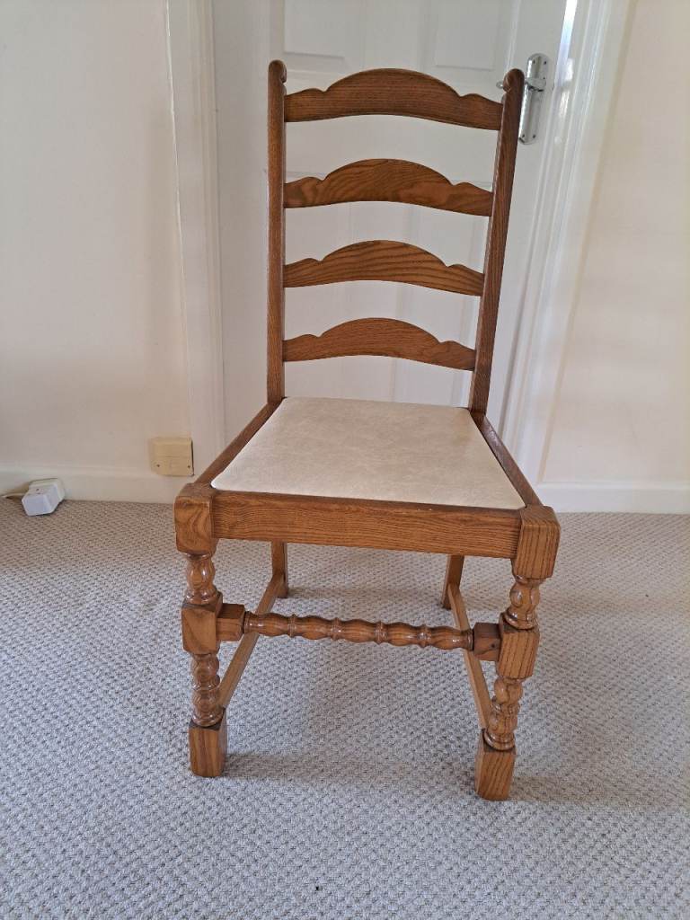 Oak dining chairs