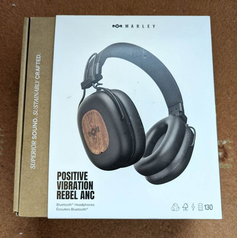 House of Marley Positive Vibration Rebel Wireless ANC Bluetooth Headphones