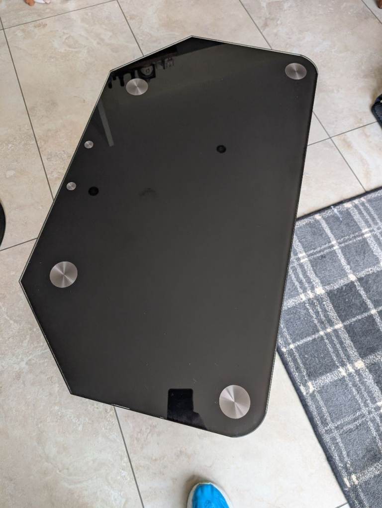 Smoked Glass TV Stand - Good Condition