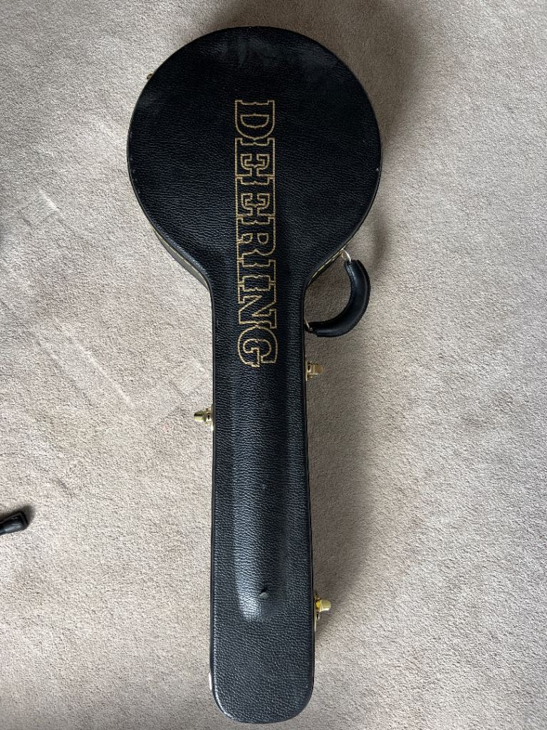 Deering Sierra Plectrum Banjo with Hard Case – As Good As New