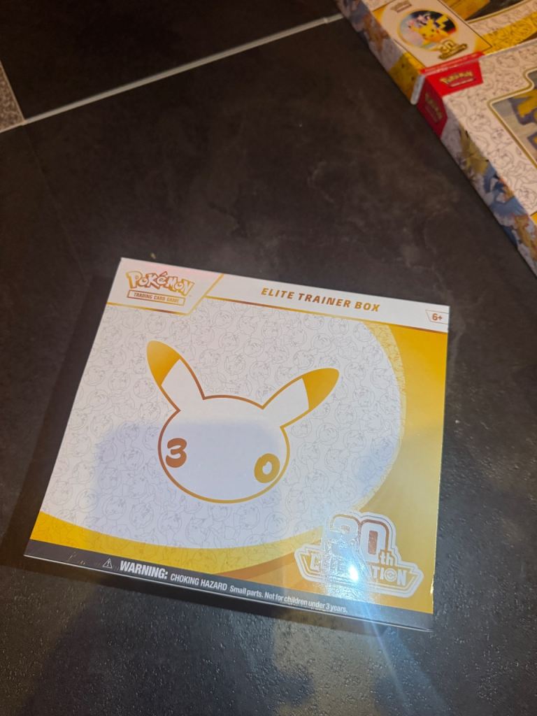 Pokemon 30th anniversary ETB elite trainer box sealed brand new 