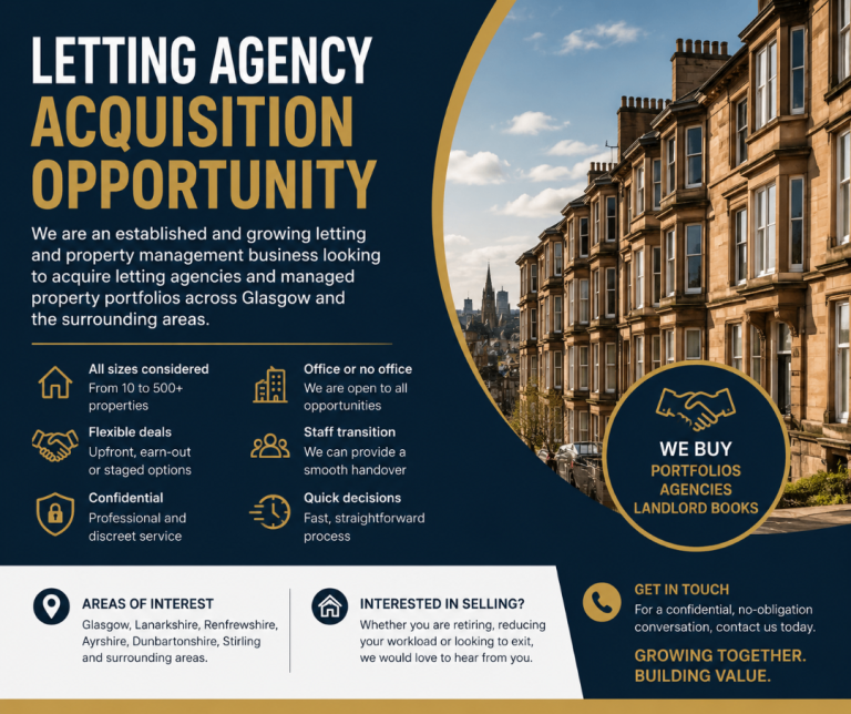 LETTING AGENCY ACQUISITION OPPORTUNITY