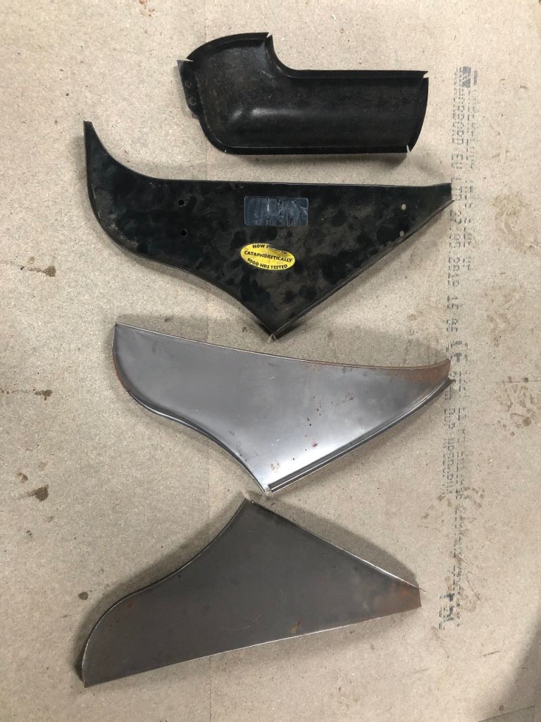 Classic Mini A panels x3 and mini estate near side rear lower corner