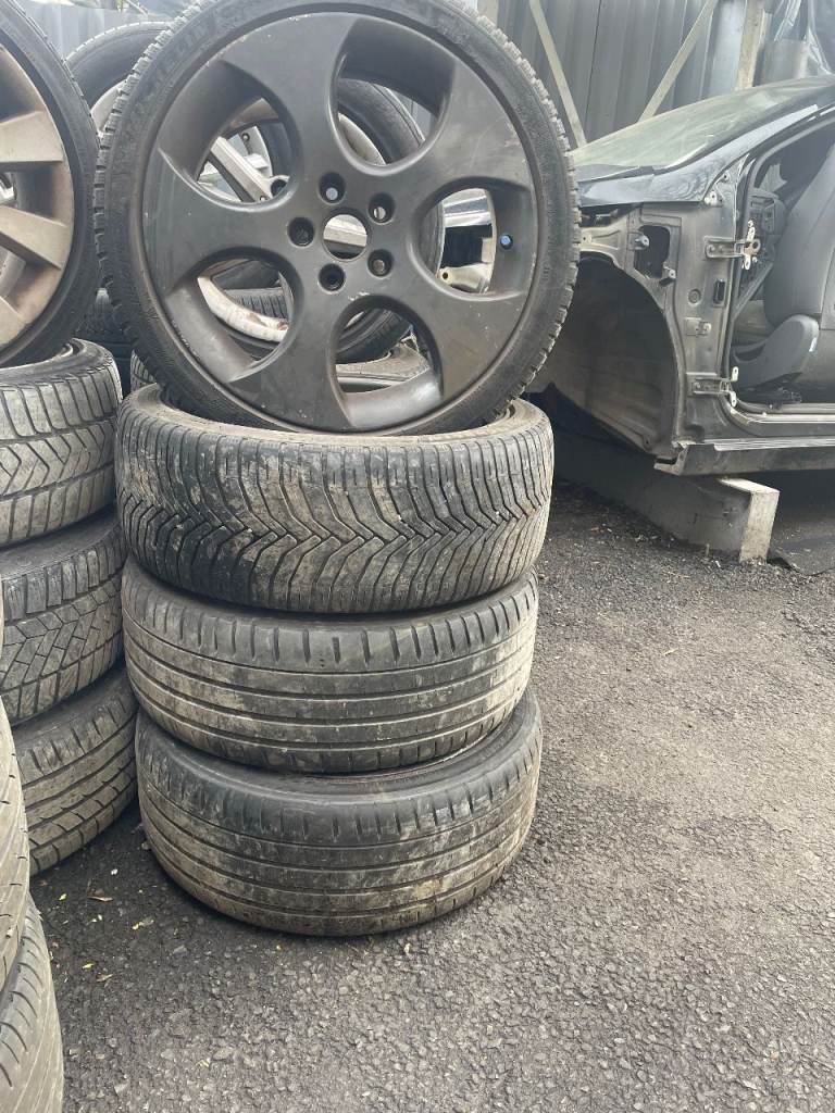 4 VOLKSWAGEN GOLF MK5 18" BBS MONZA GTI ALLOY WHEELS RIM 7.5J OEM 1K0601025AH