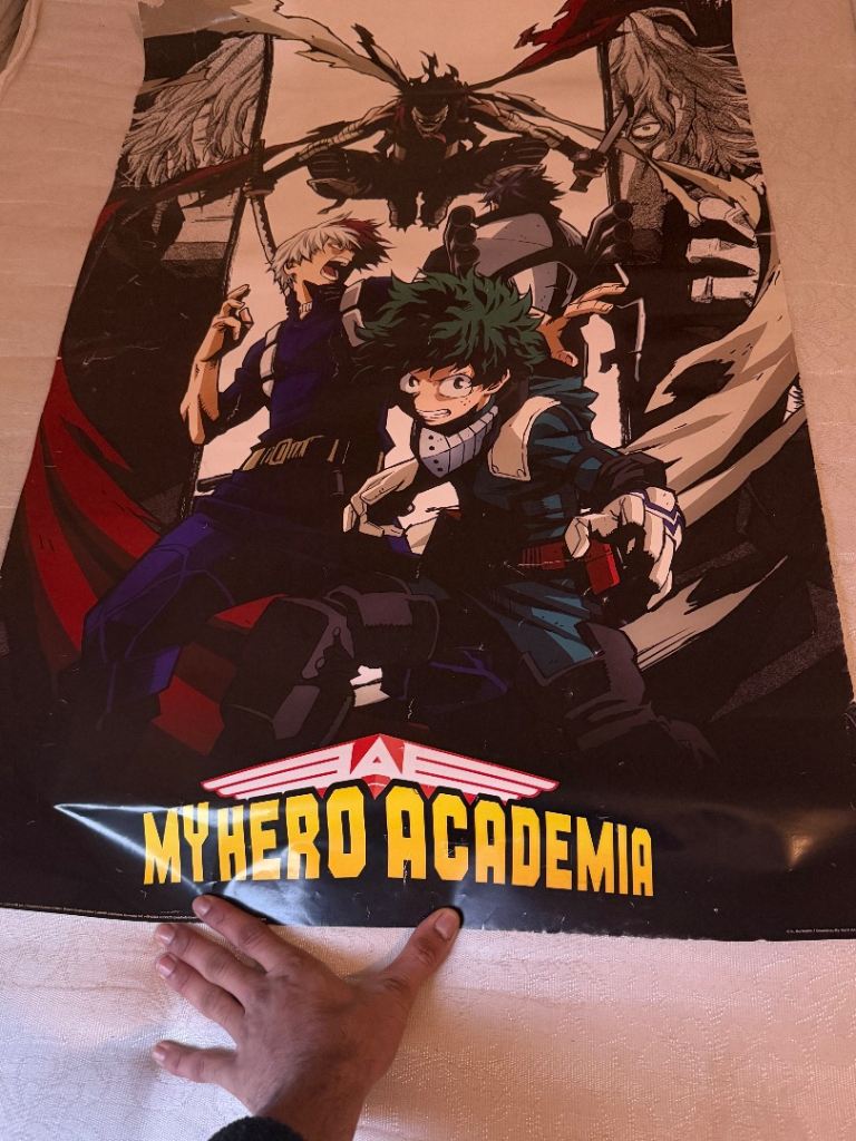 My Hero Academia Anime Poster – Used