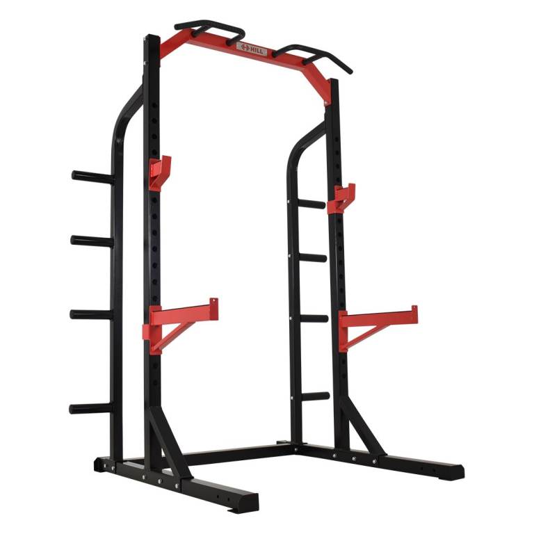 Athlete Series Light Commercial Half Rack - Power / Squat Cage - Weights Gym