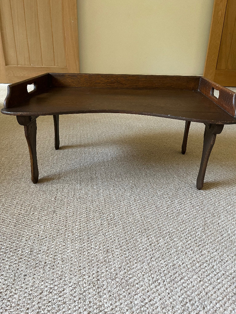 vintage antique wood serving tray