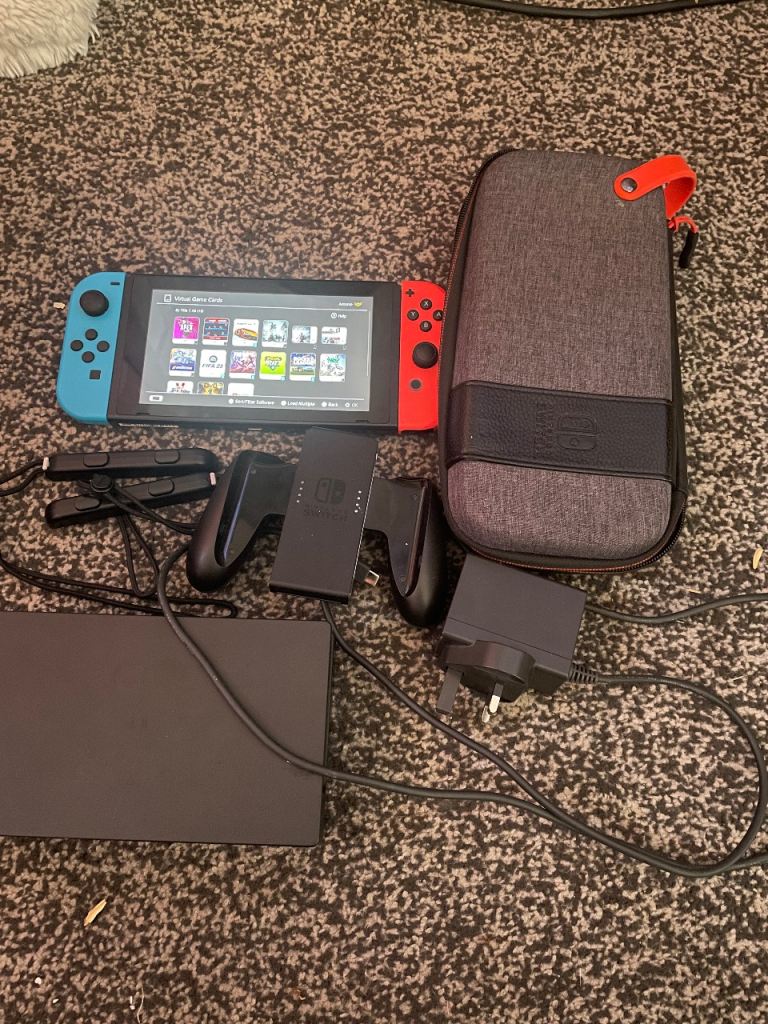 Nintendo Switch Console with Joy-Cons & Carry Case