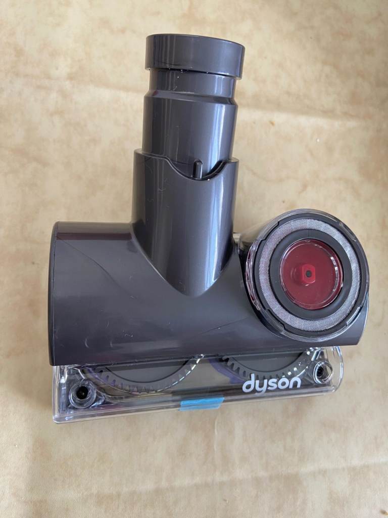 Dyson grey mini vaccum turbine brush head attachment spot cleaning, pet hair