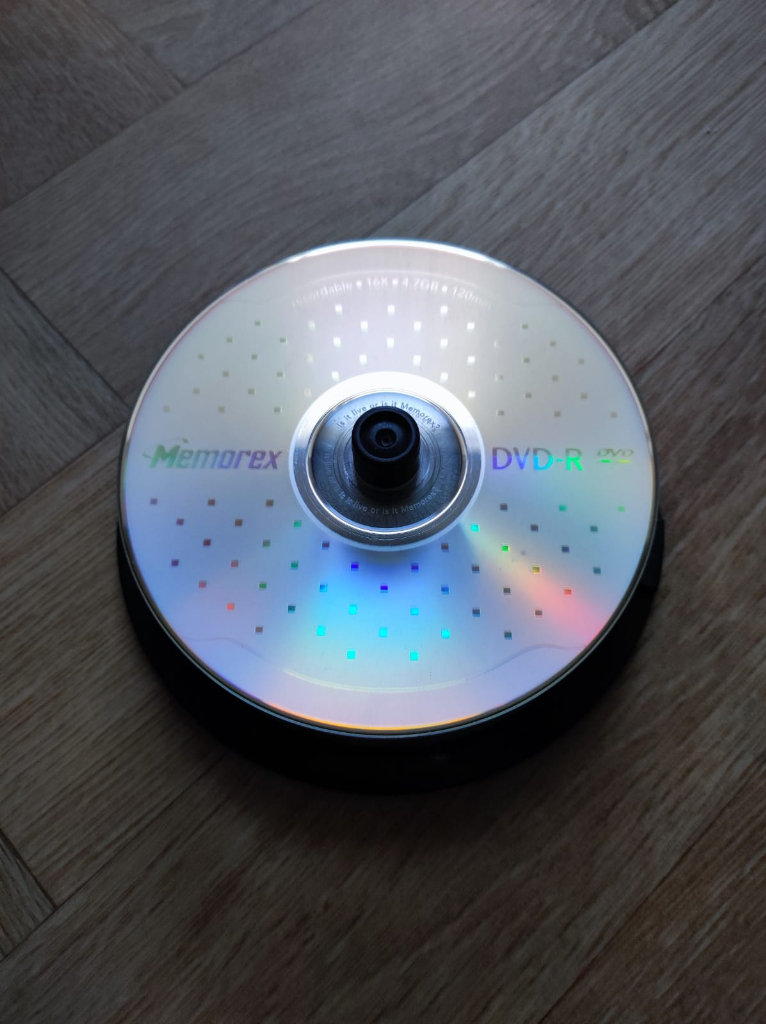 20 x Memorex DVD-R Blank DVDs