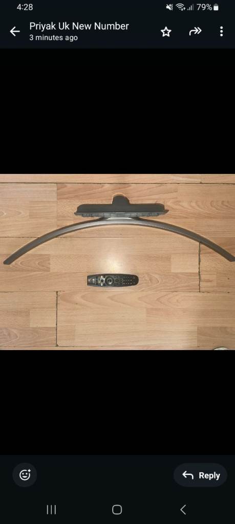 LG 55” TV Stand + Original Magic Remote – Excellent Condition (55SK8100PLA)