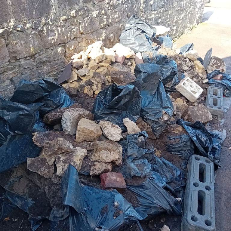 Garden / building rubble.