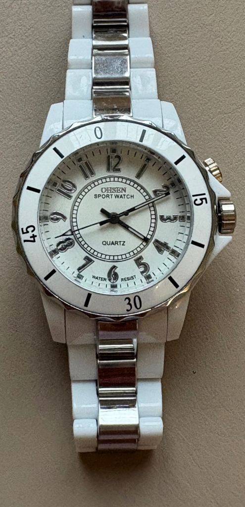 Ohsen Unisex White Watch