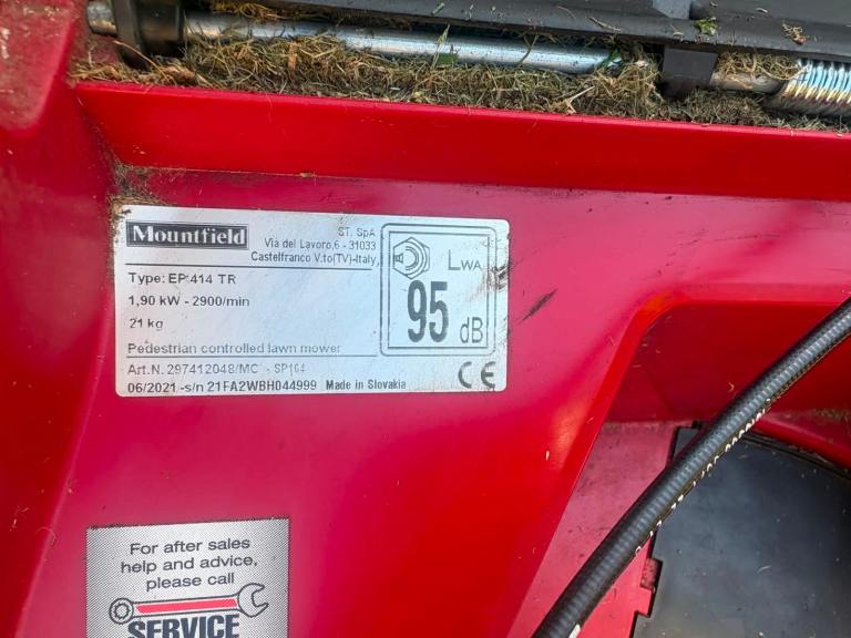 Mountfield EP414 TR Petrol Lawn Mower – Good Working Order
