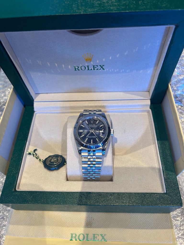 Mod Watch NH40 - Blue baton dial - Jubilee bracelet 