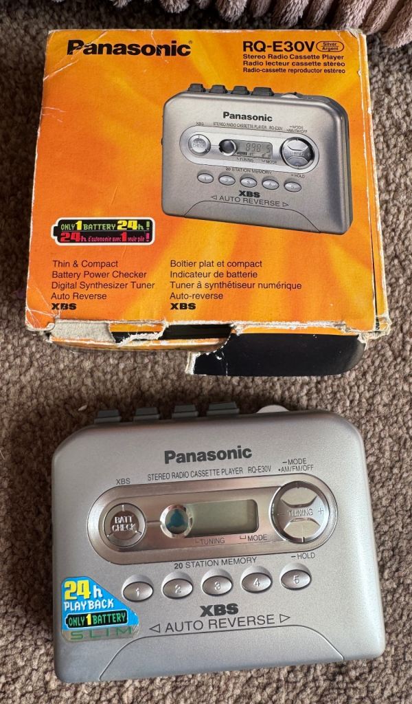 Vintage Panasonic RQ-E30V Stereo Radio Cassette Player Spares Repairs