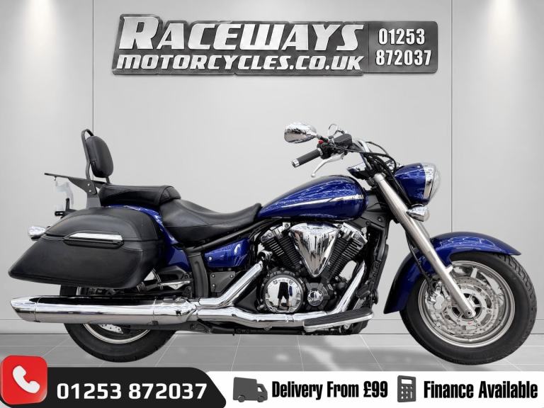 YAMAHA XVS1300 MIDNIGHT STAR 2011 11 REG 15,273 MILES LUE USED MOTORCYCLE 1300CC