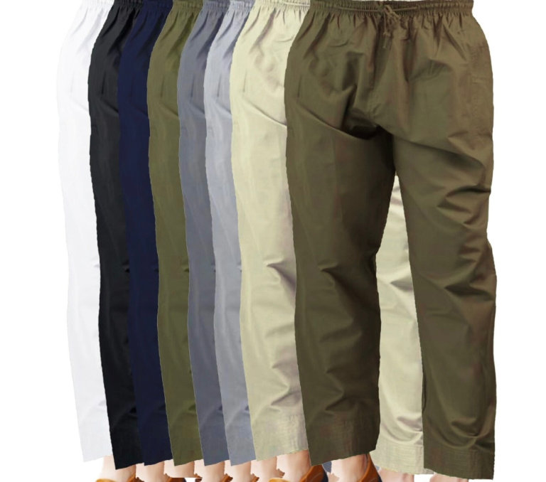 Shalwar Salwar Punjabi Trousers Pants Mens Womens Pull-on Suit Asia India Wide