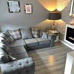 Verona 3&2 Seater Sofa Set Chenille Fabric Grey Available/Next Day Delivery/Call Us NOW