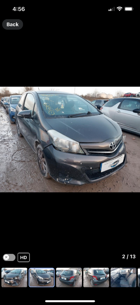 2013 Toyota Yaris BREAKING PARTS ONLY 