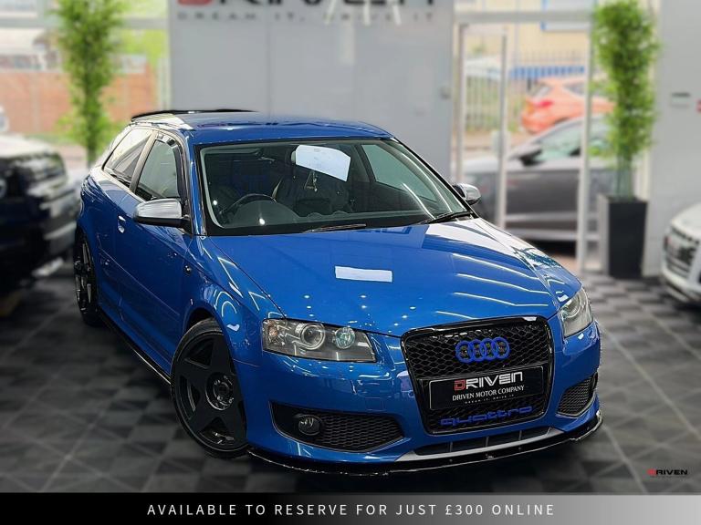 10K PLUS MODS!! AUDI S3 2.0 SPORTBACK 3DR+6 SPD MANUAL+STAGE 2 MAP+FREE DELIVERY