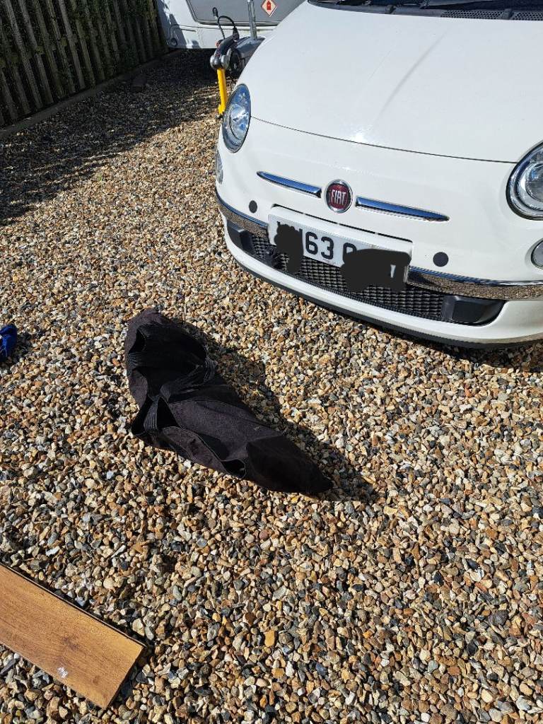 Tow car. Automatic Fiat 500