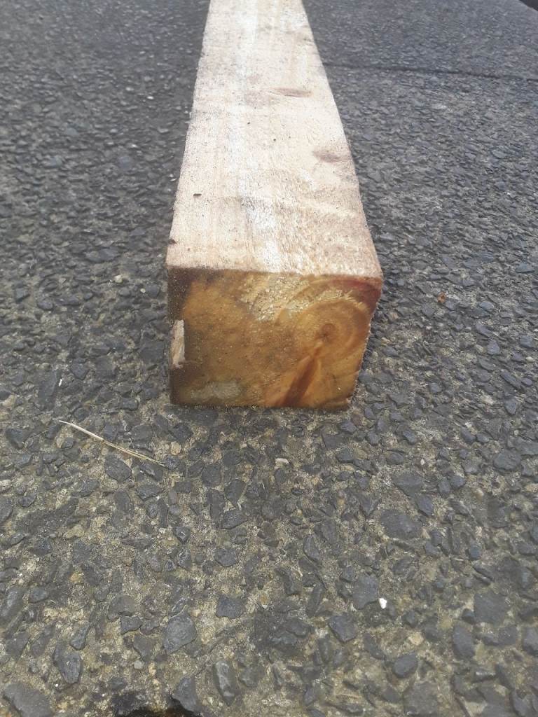 3 x 3   inch long 10 ft timbers all straight and solid ideal for shed framework and garden posts