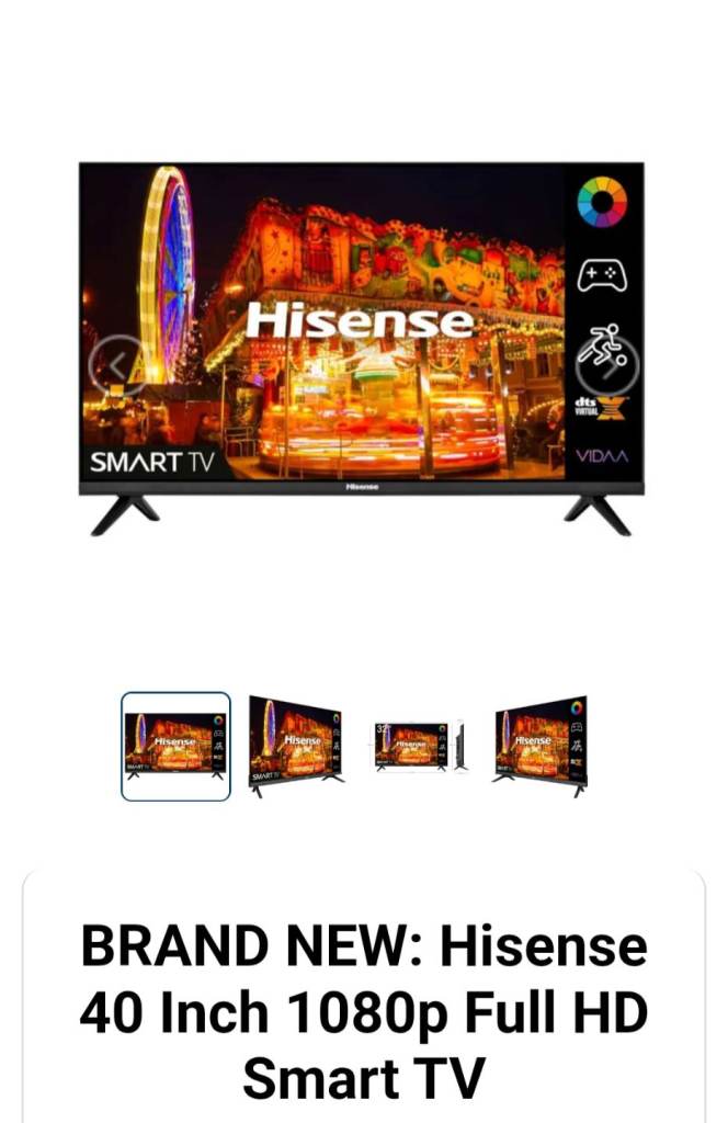 40" tv 