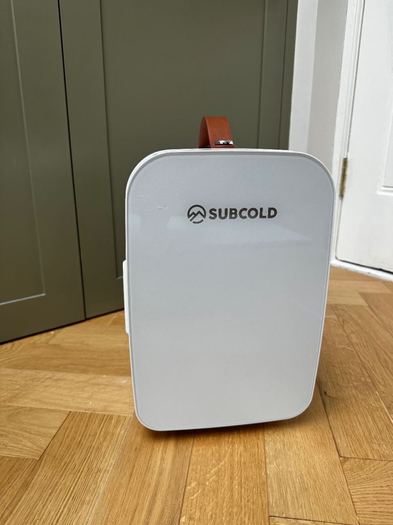 SUBCOLD Mini Portable Fridge - White, As New