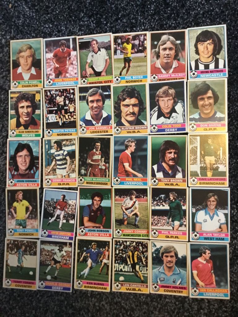 Topps Football Cards Red Back 1977 Job Lot 60 Cards plus 25 extra free