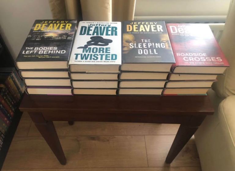 Jeffrey Deaver hardback books x16