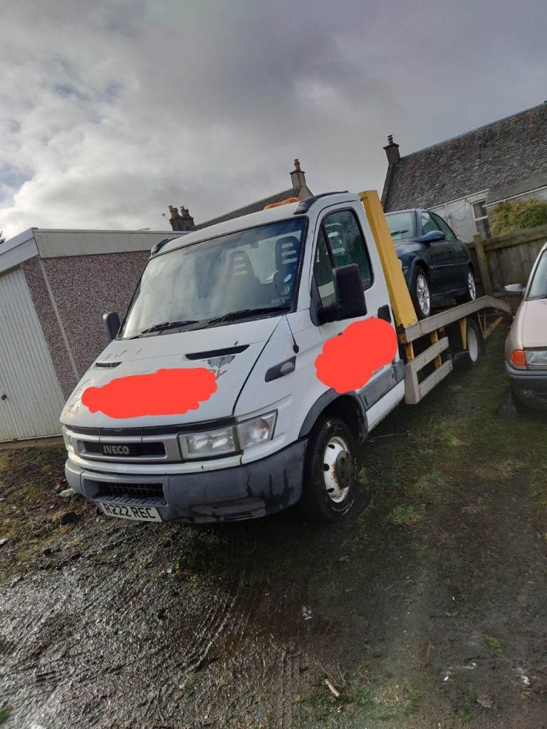Iveco Daily 2.8 6spd W-reg 4.6 tonne recovery truck for sale complete as spares or repairs