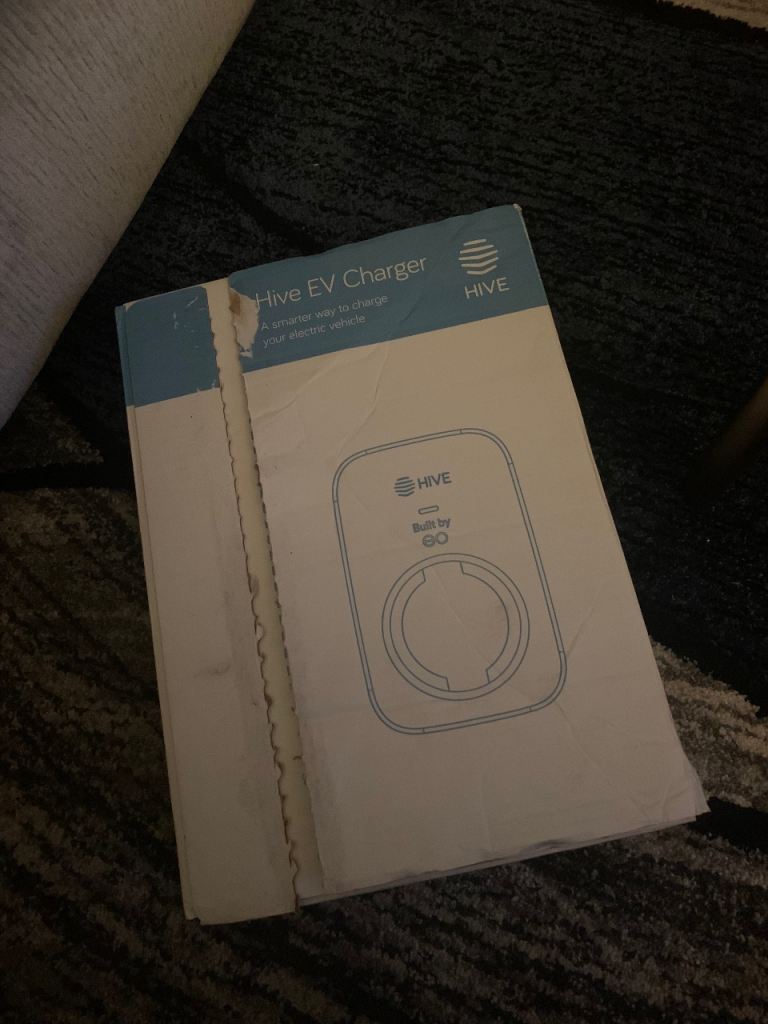 Hive ev home charger with indoor hub 