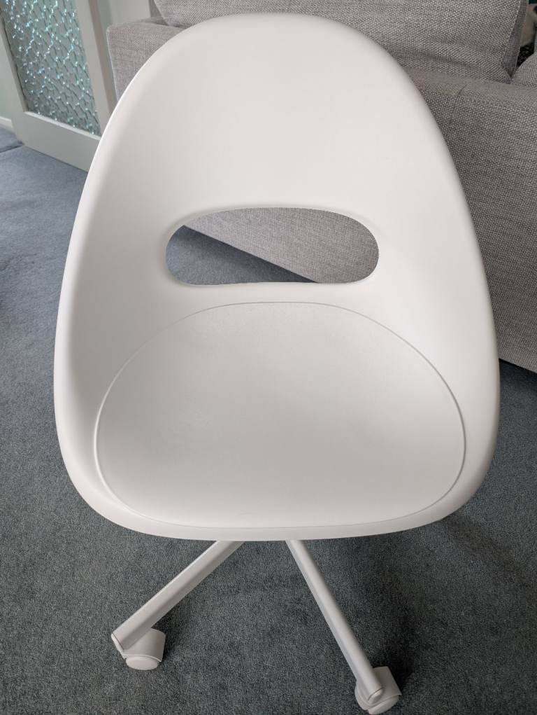IKEA White Swivel Chair