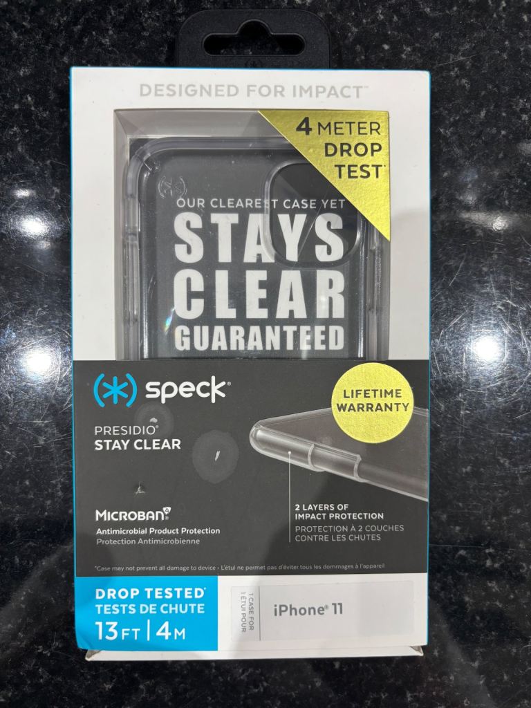 Speck Presido Stay Clear IPhone 11 case