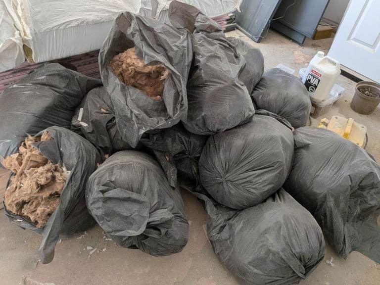 13 bags of loft insulation, free