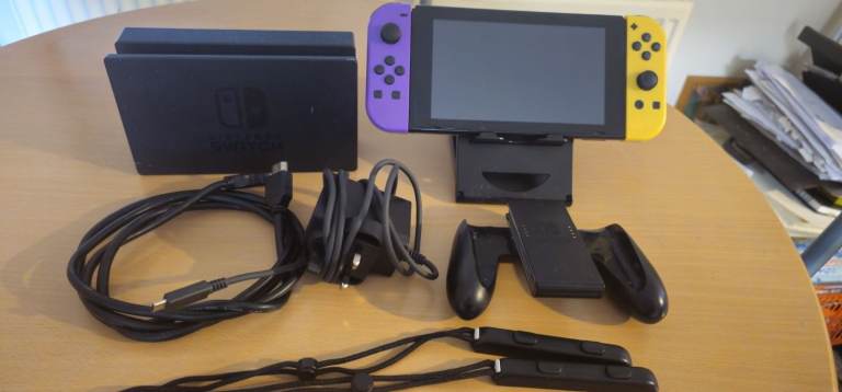Nintendo Switch Console with Dock, Joy-Cons, and Accessories