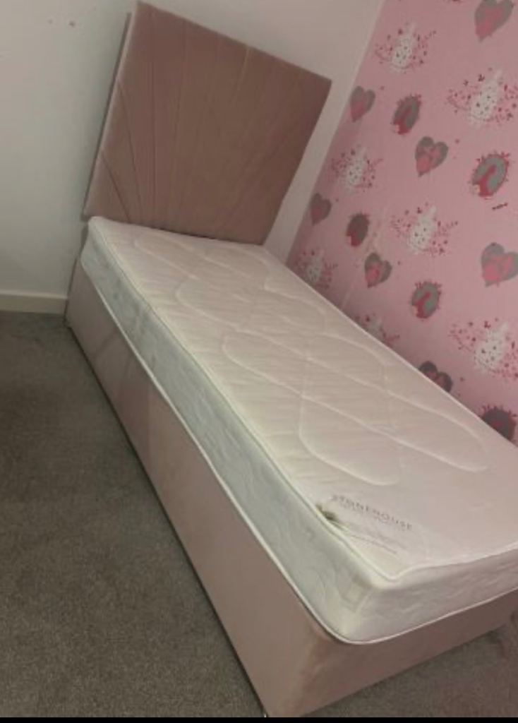 Single bed with mattress like new