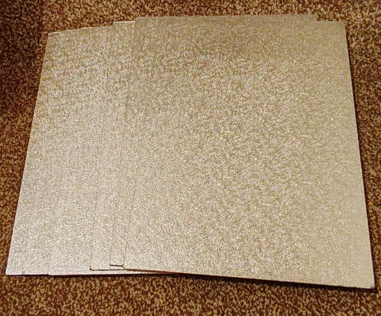 New 6 rectangular cake bases Approx 26cmx36cm